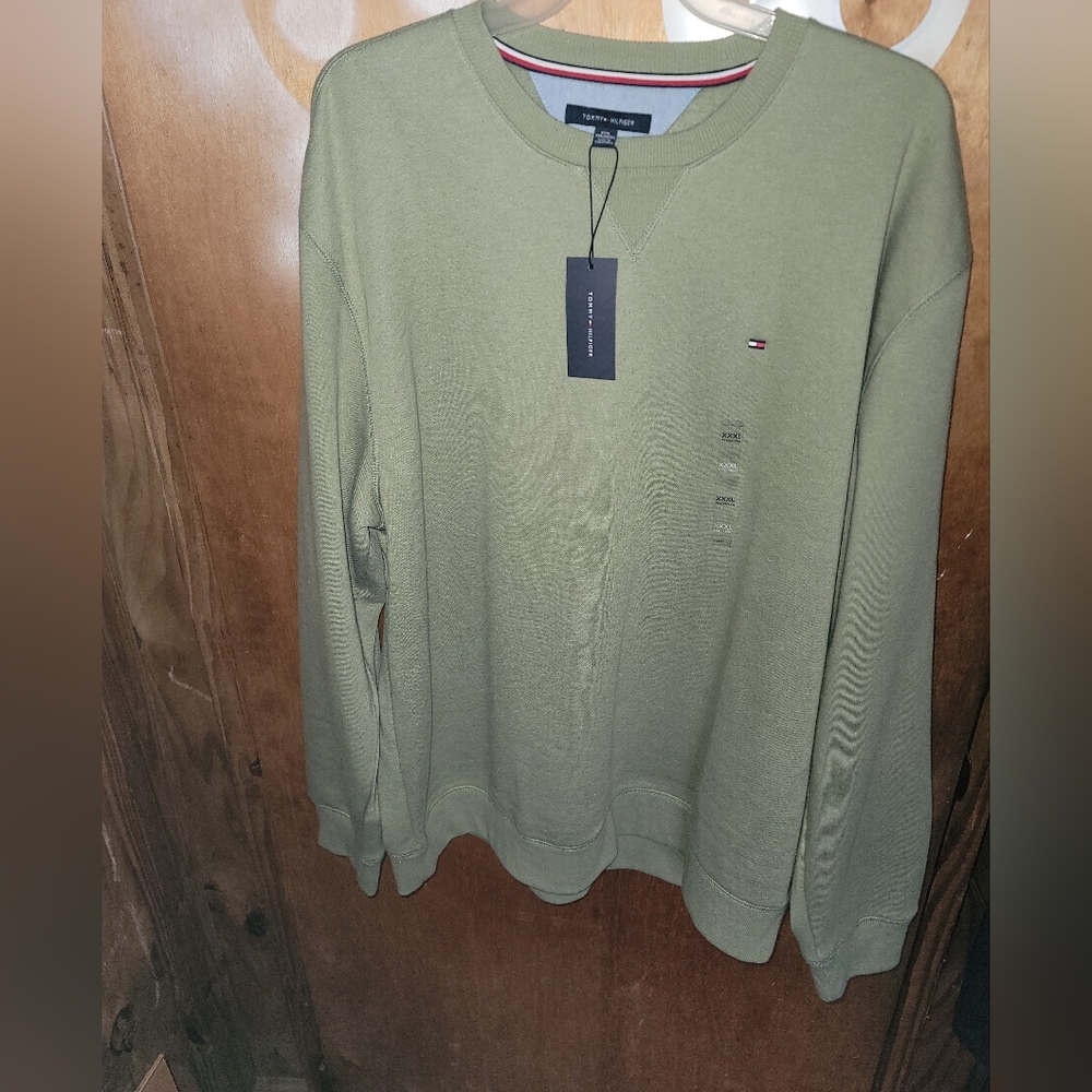 Tommy Hilfiger Mens Sweater Crew Neck Pullover Knit Outerwear Long Sleeve New